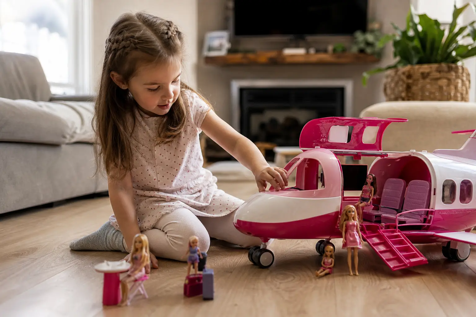 Pourquoi l’avion Barbie séduit autant les enfants : un jouet qui nourrit le jeu d’imitation