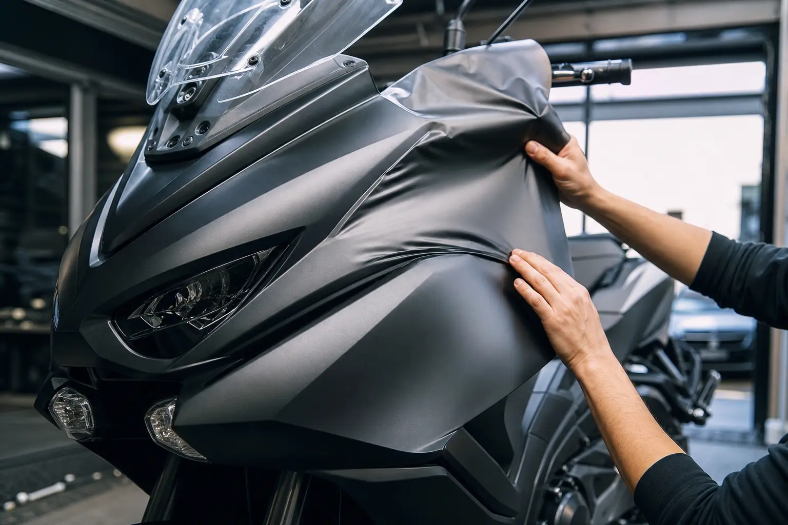 Covering moto : définition, avantages, pose, prix et limites avant de se lancer