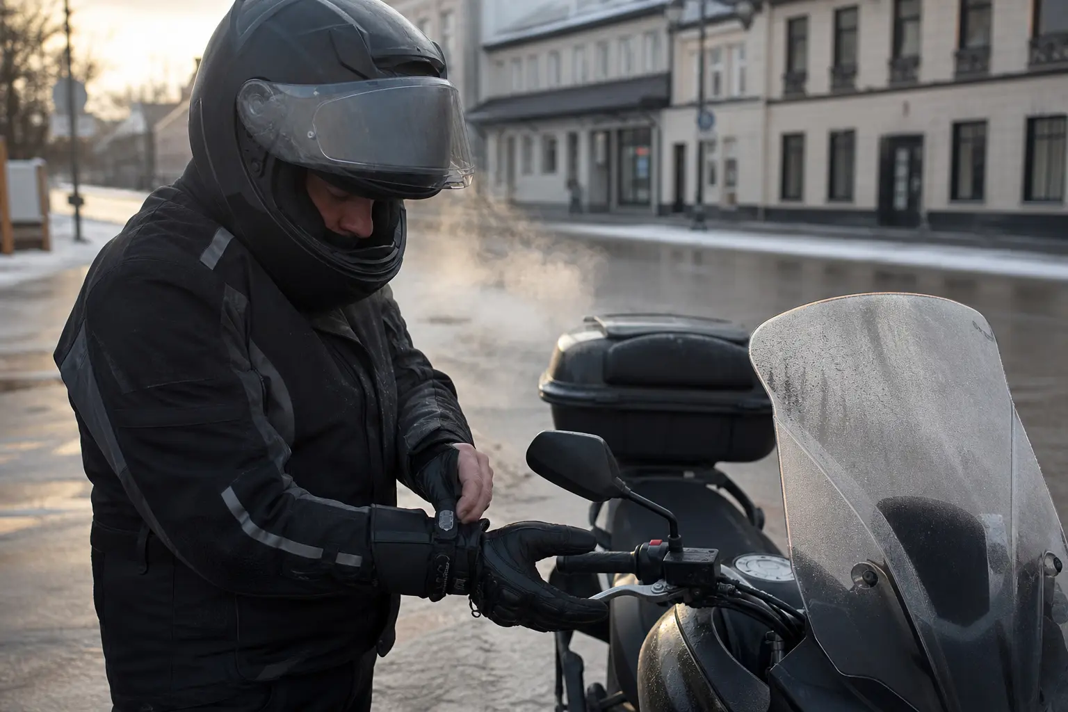 Les gants chauffants pour moto : vraiment indispensables en hiver ?