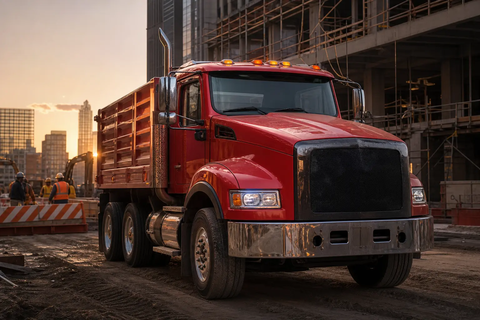 Pourquoi choisir un camion rouge ? Visibilité, image de marque et usages concrets