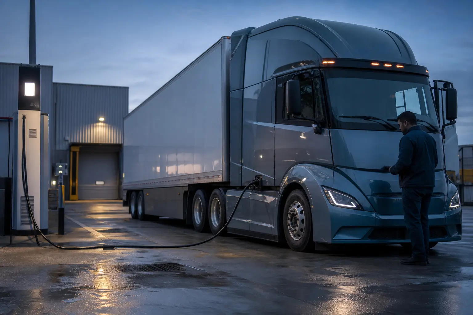 Comment fonctionne un camion électrique ?