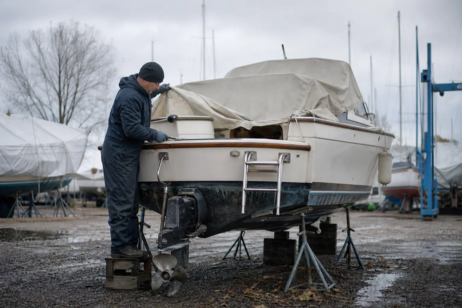 Comment préparer son bateau pour l’hiver ? La méthode complète pour éviter les mauvaises surprises