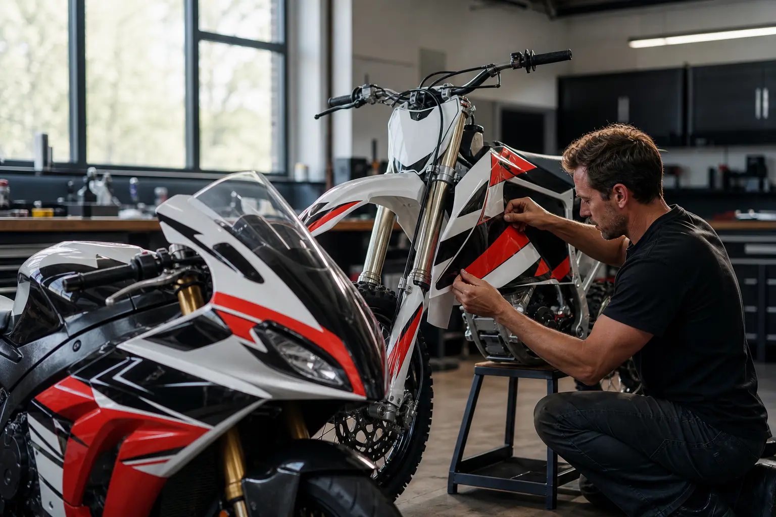 Pourquoi choisir un kit déco pour votre moto ? Esthétique, protection et personnalisation