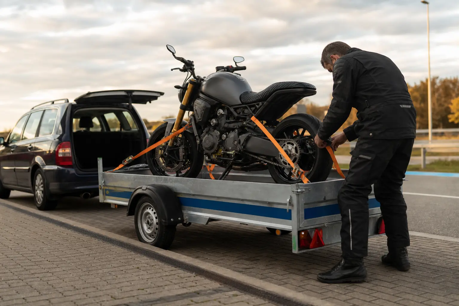 Comment louer une remorque pour moto ? Le guide pratique pour transporter votre deux-roues sans risque