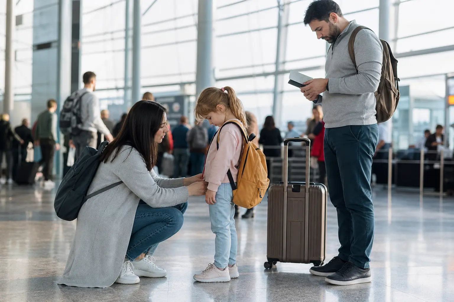 Maman, a-t-on encore raté l’avion ? Comment éviter le casse-tête du départ en famille