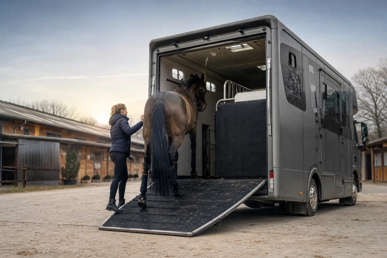 Comment transporter efficacement des chevaux en camion ?