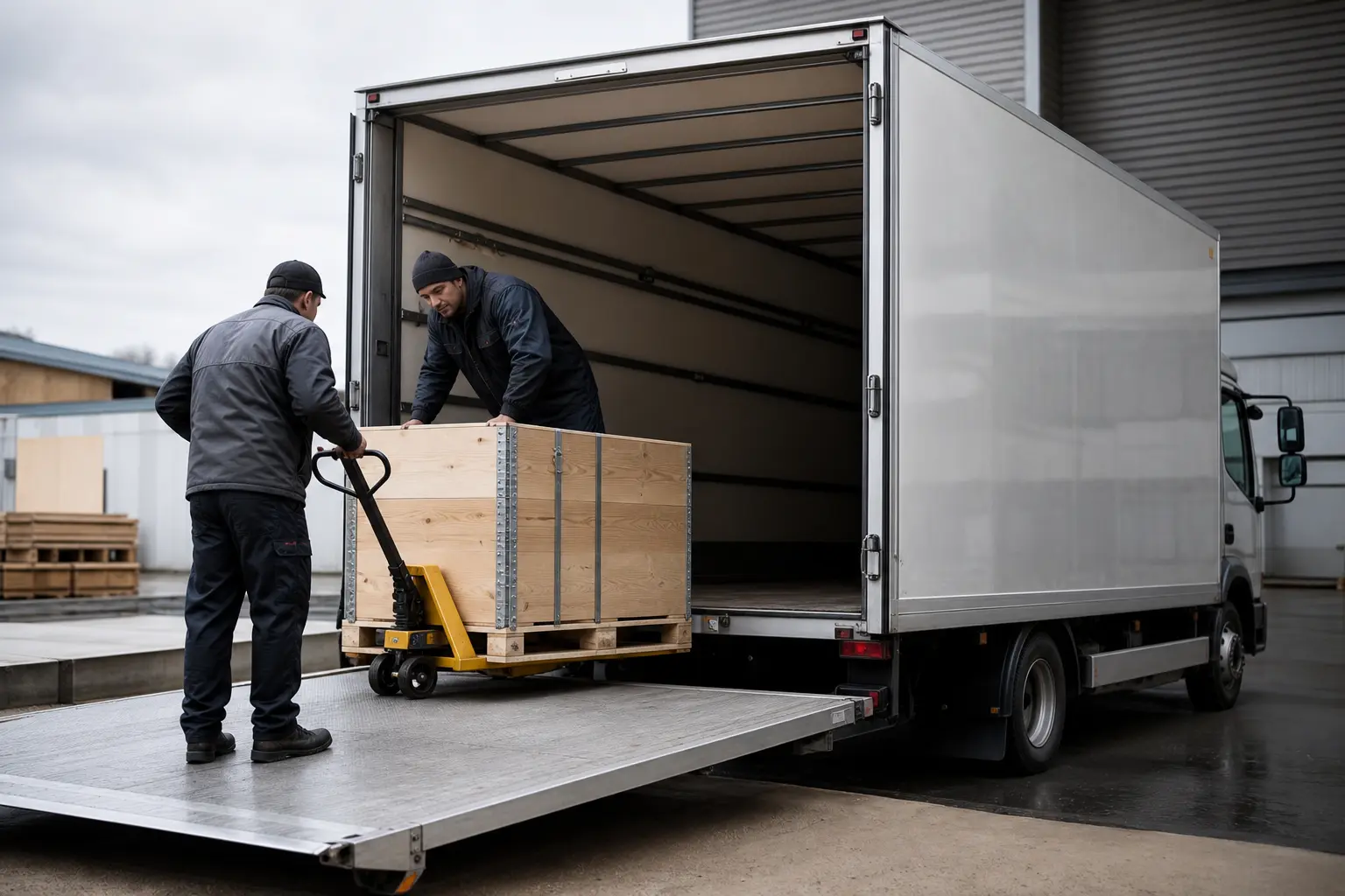 Comment fonctionne un camion avec hayon ?