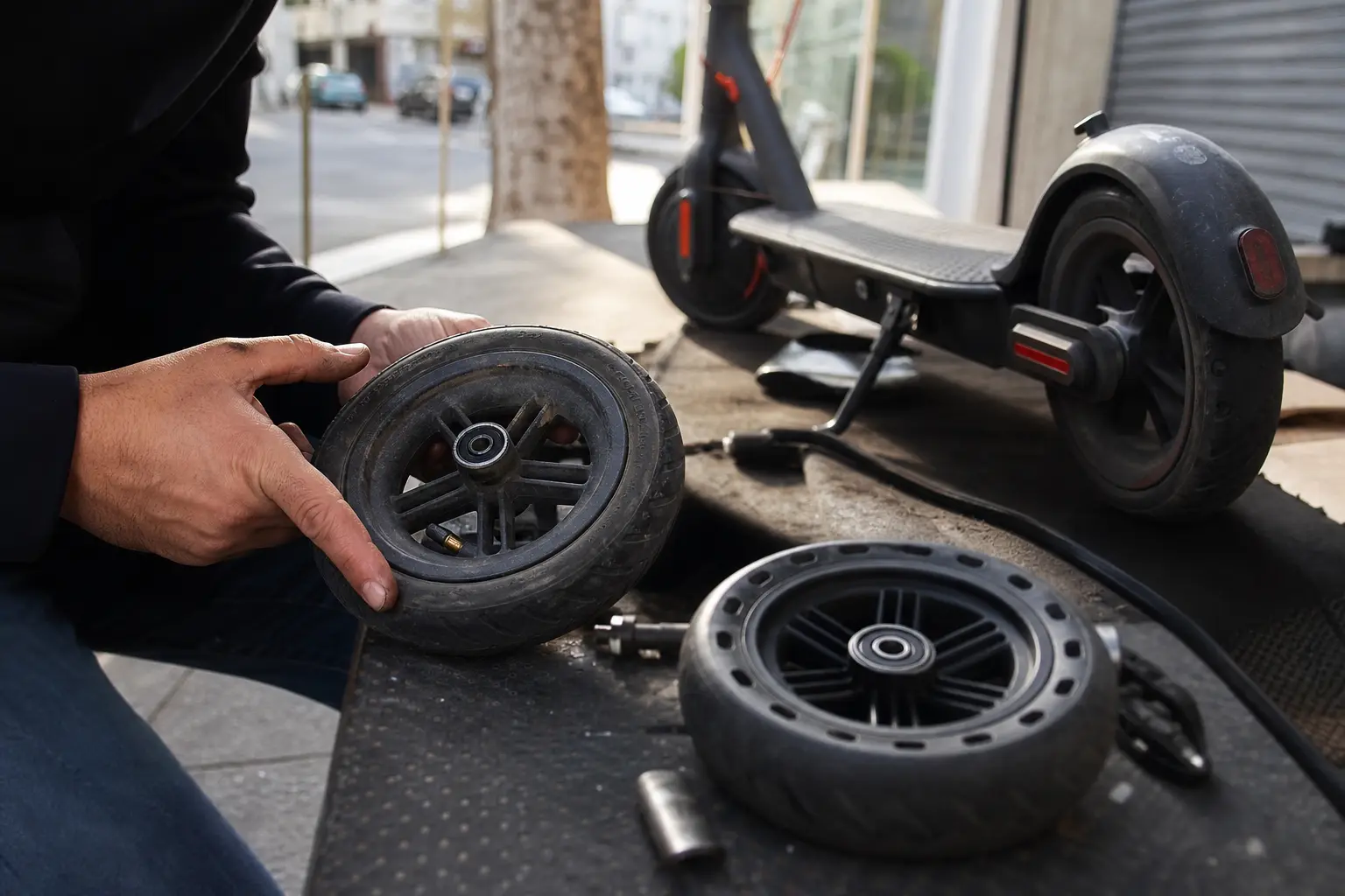 Comment choisir la meilleure roue pour sa trottinette ?