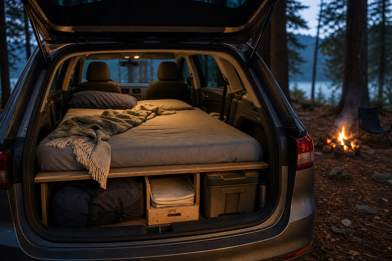 Comment aménager un lit dans sa voiture sans faire n’importe quoi