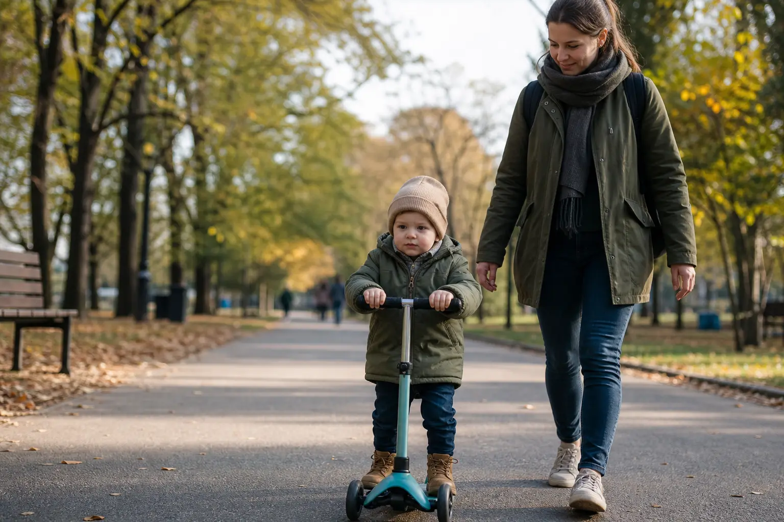 Trottinette bébé à 2 ans : bonne idée ou trop tôt ?
