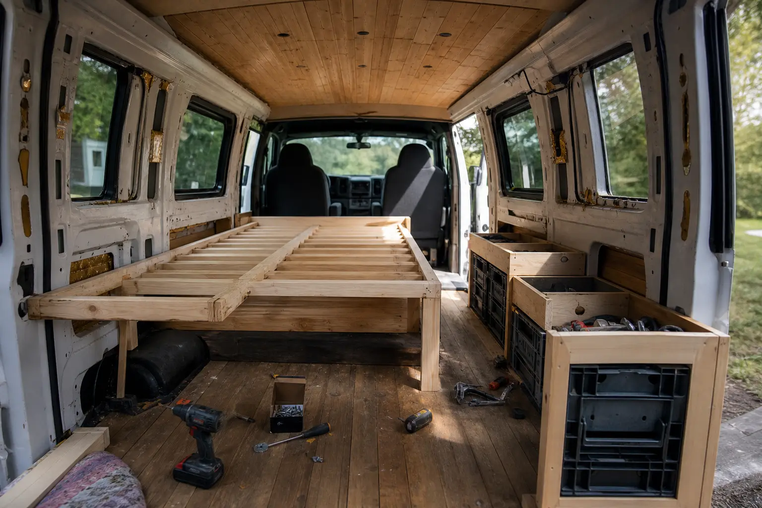 Comment aménager un camion : méthode simple, sûre et vraiment exploitable