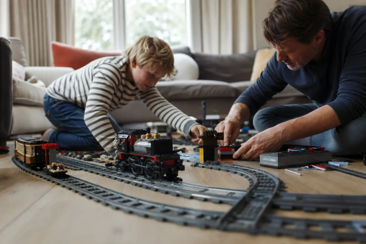 Comment faire rouler un train LEGO City : montage, alimentation, commande et réglages