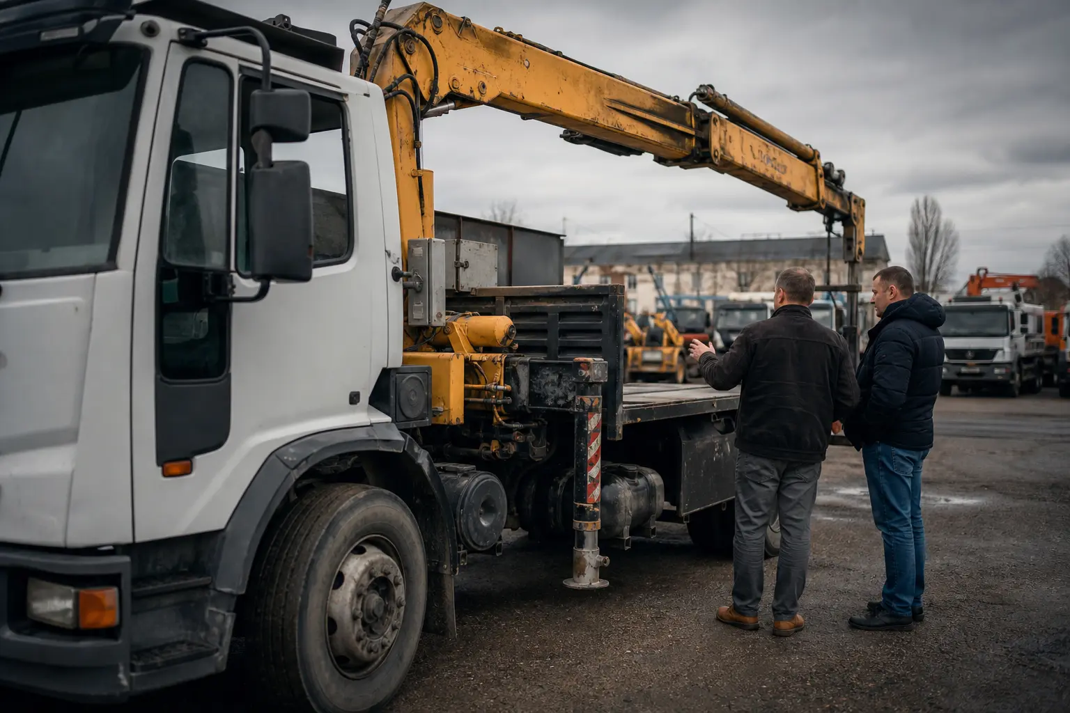 Où trouver un camion grue d’occasion ? Les meilleures sources et les bons réflexes