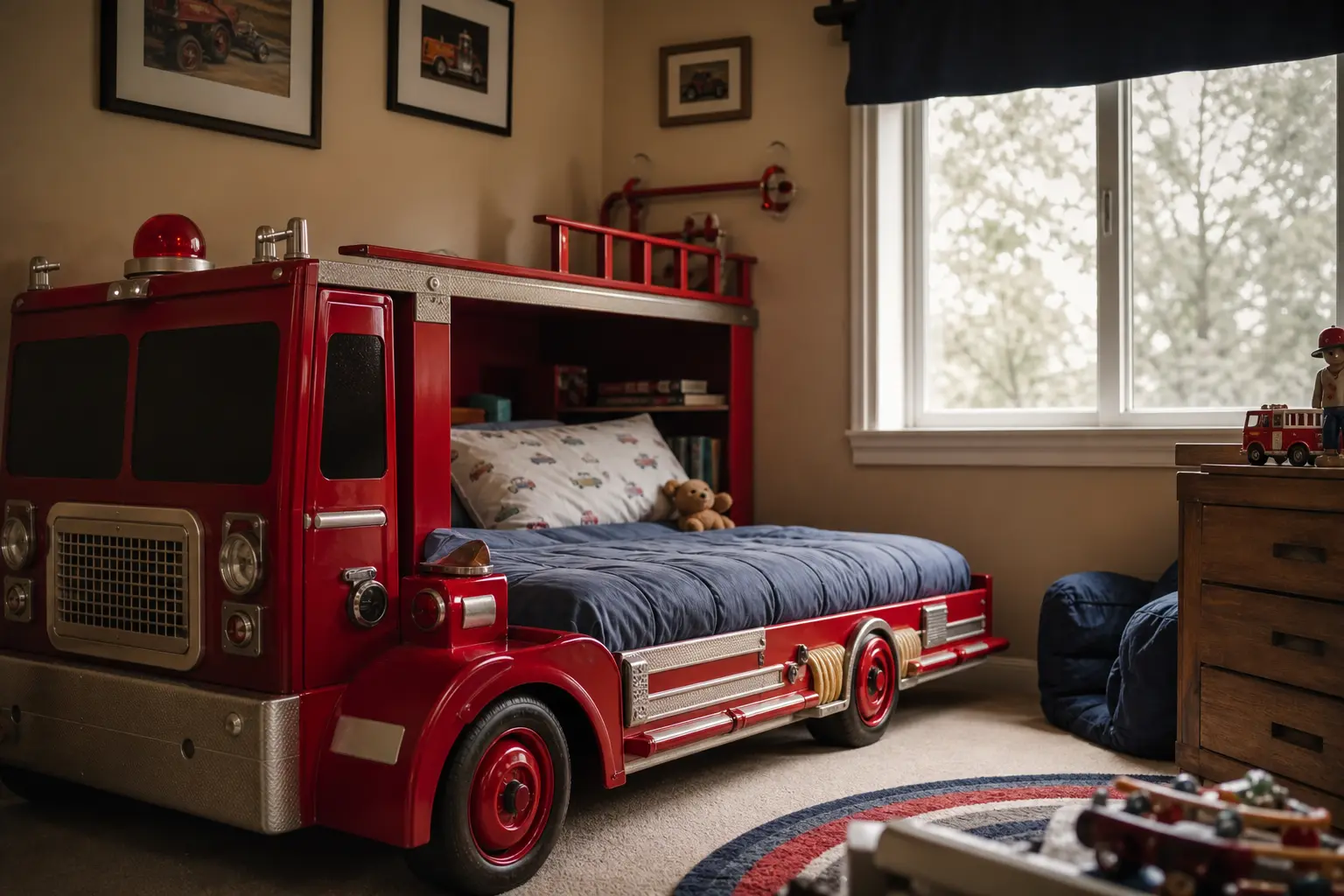 Pourquoi choisir un lit camion pompier pour la chambre de votre enfant ?