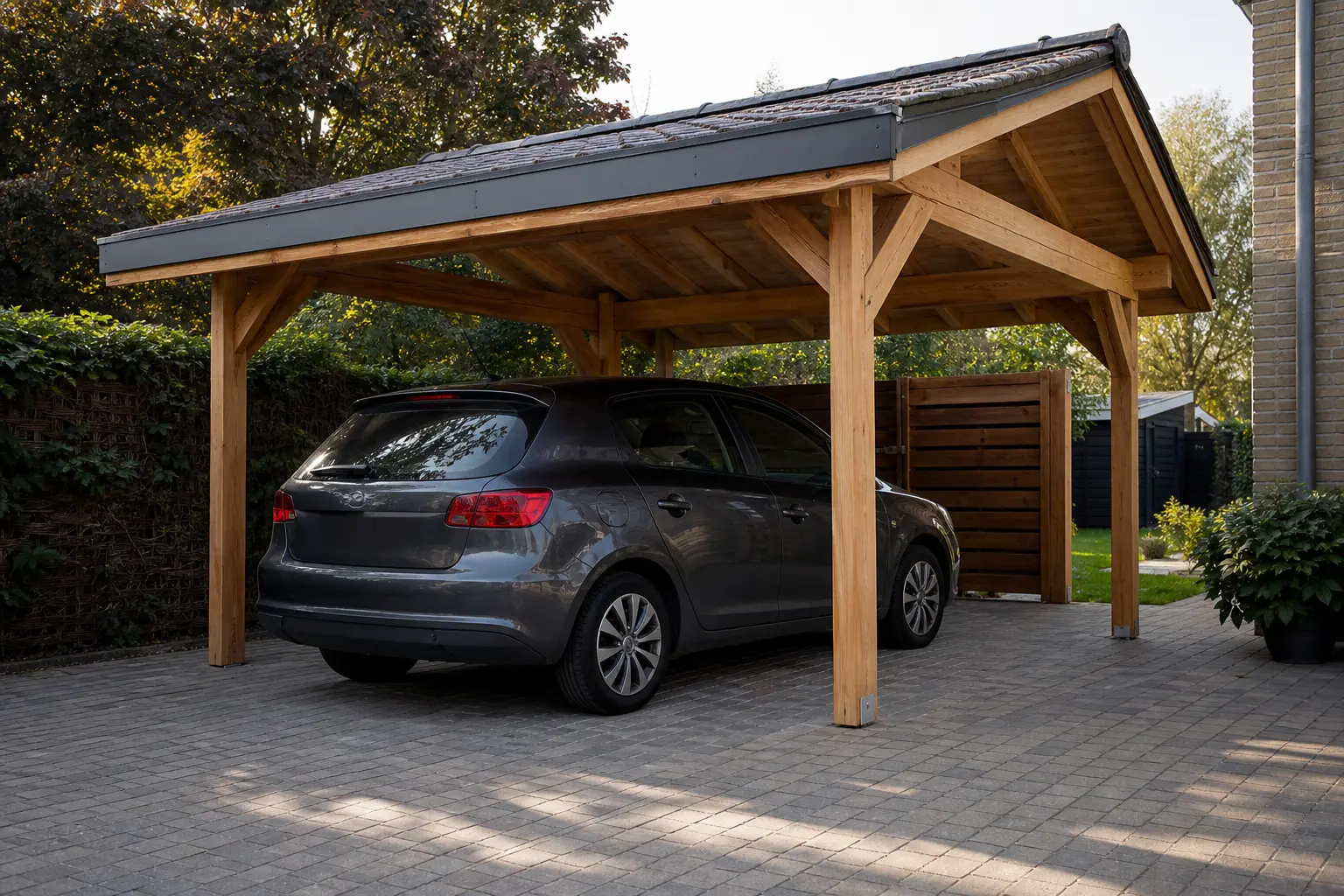 Pourquoi opter pour un abri voiture en bois ?