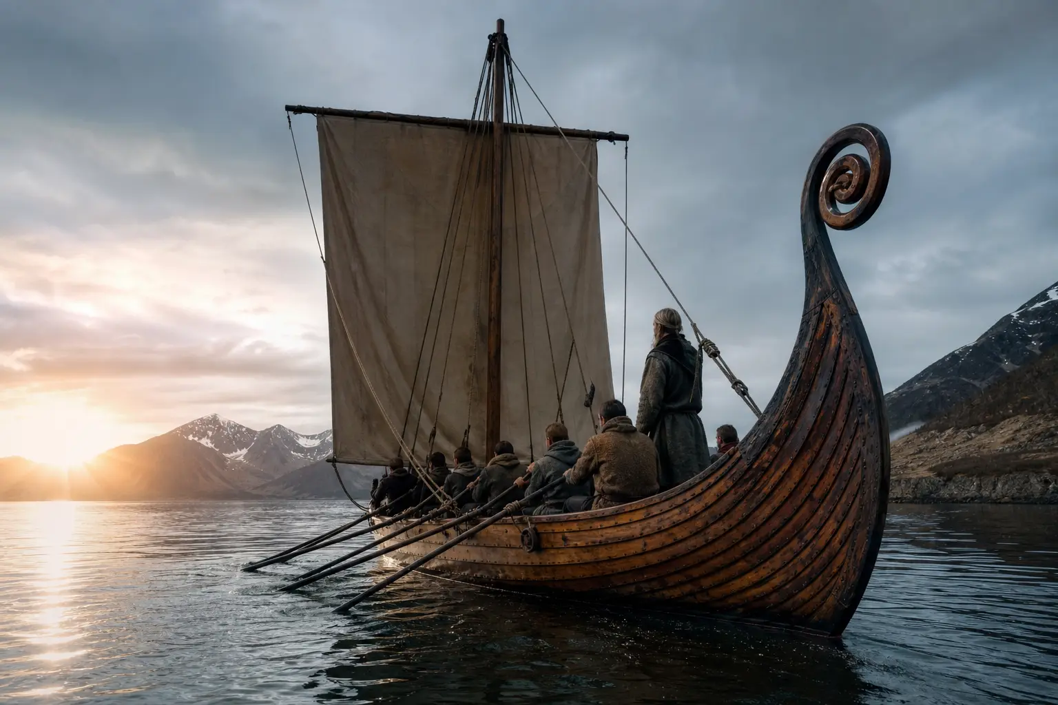 Quelle était la puissance des bateaux vikings ?