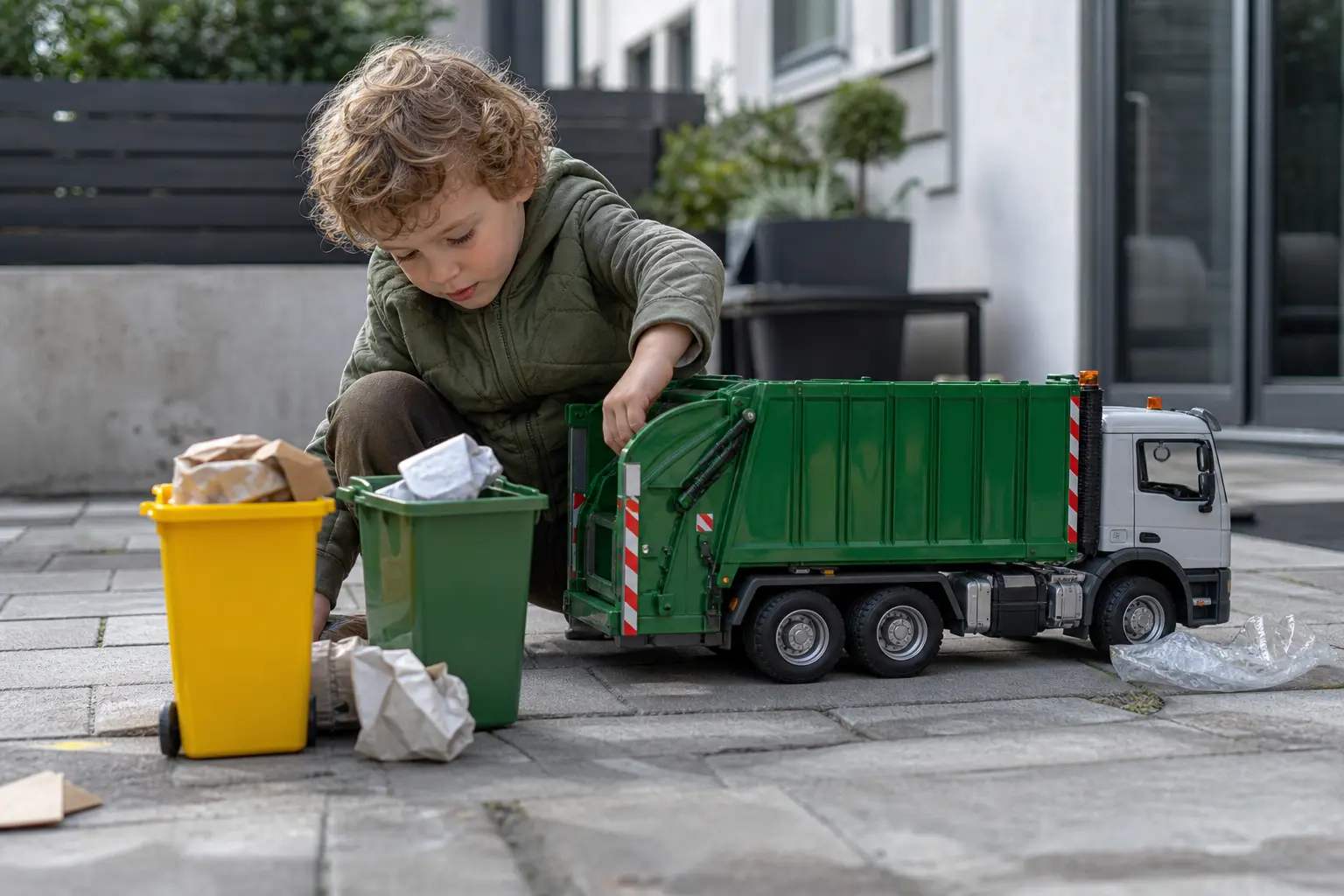 Camion poubelle Bruder : un jouet réaliste qui sensibilise à la propreté urbaine