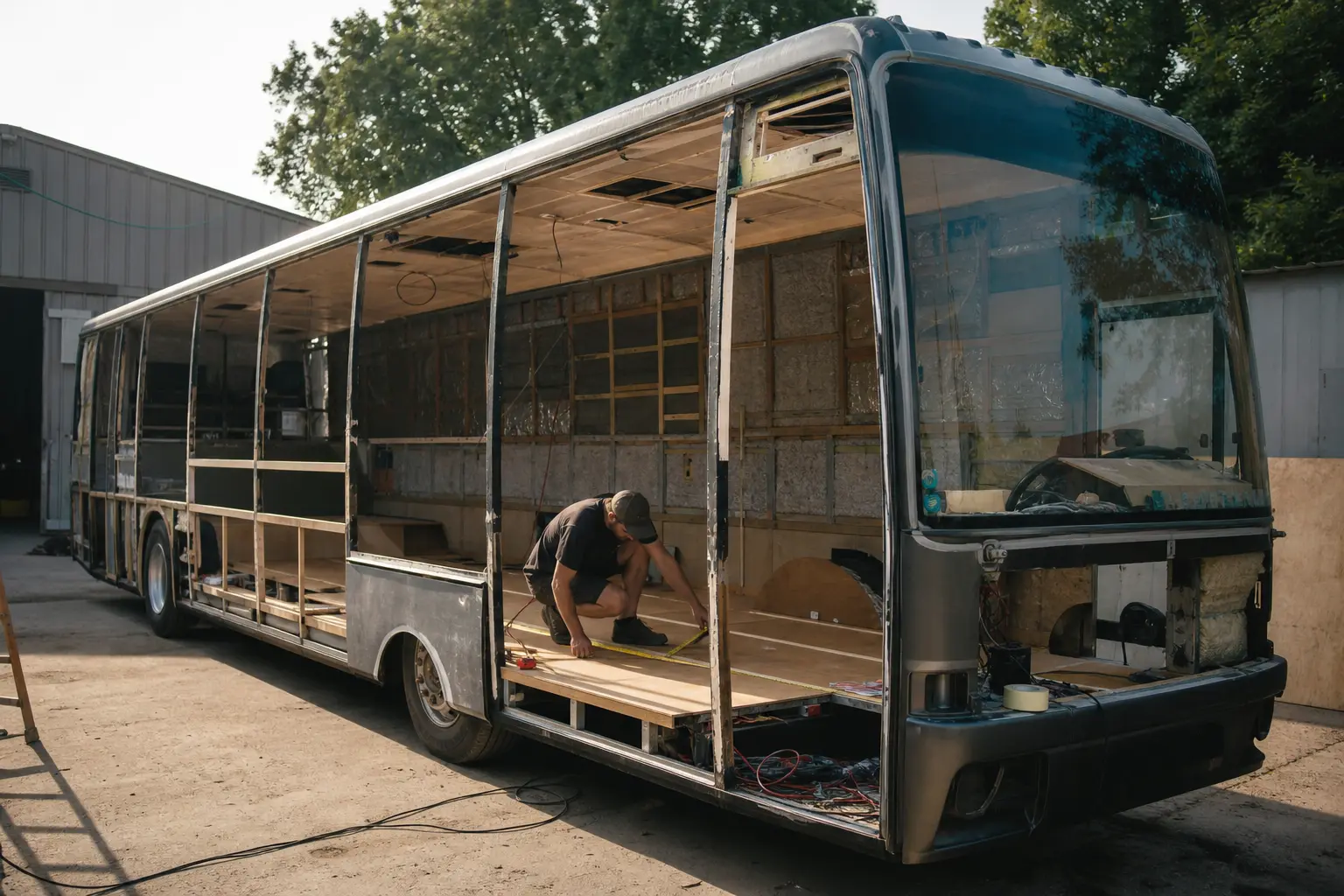 Comment aménager un bus en camping-car : méthode, budget, réglementation et erreurs à éviter