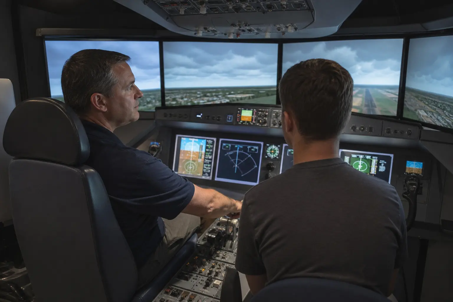 Comment fonctionne un simulateur d’avion ?