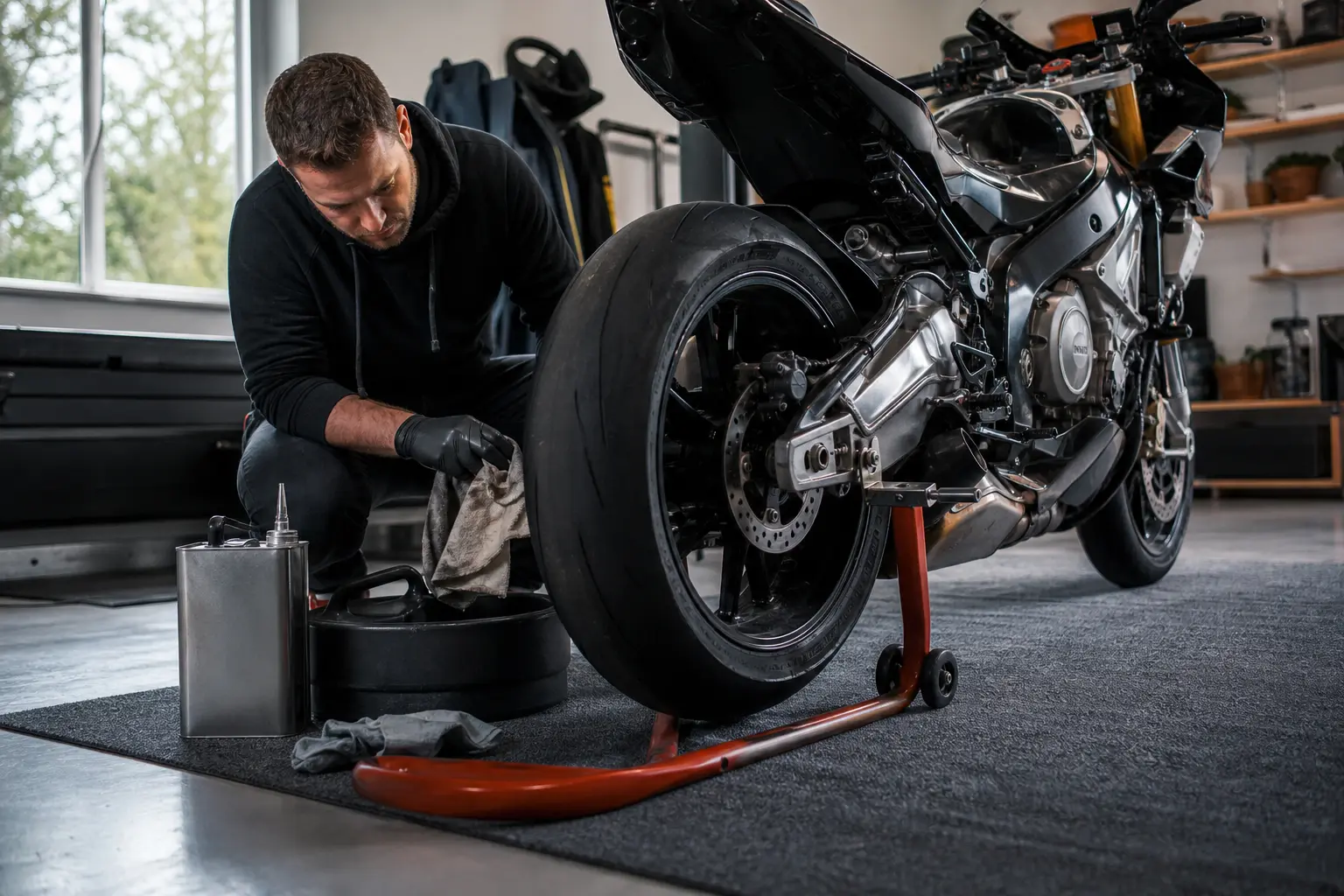 Pourquoi utiliser un tapis environnemental pour votre moto ?
