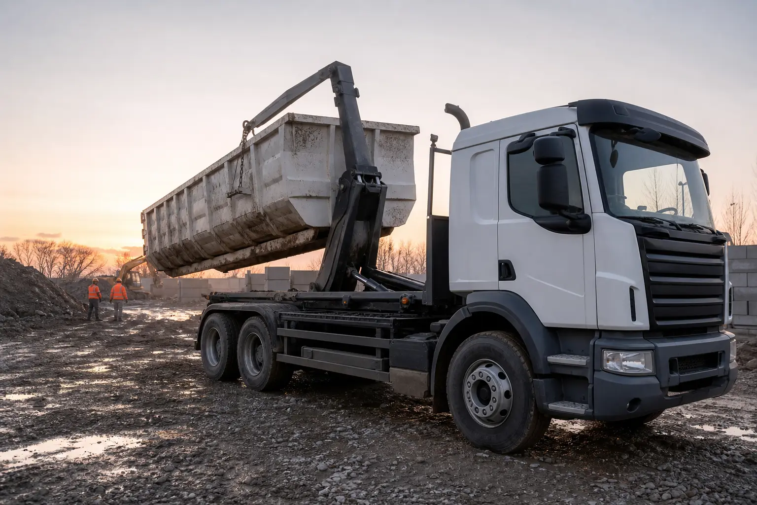 Camion polybenne : pourquoi il est devenu un allié clé du transport de marchandises