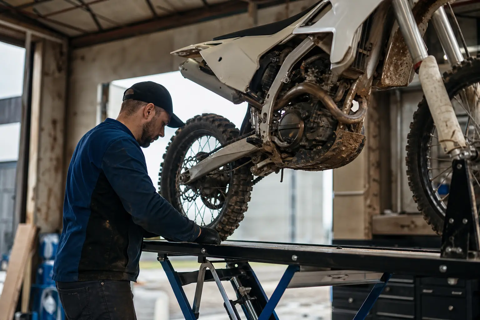 Comment bien choisir un lève-moto cross : les critères qui comptent vraiment