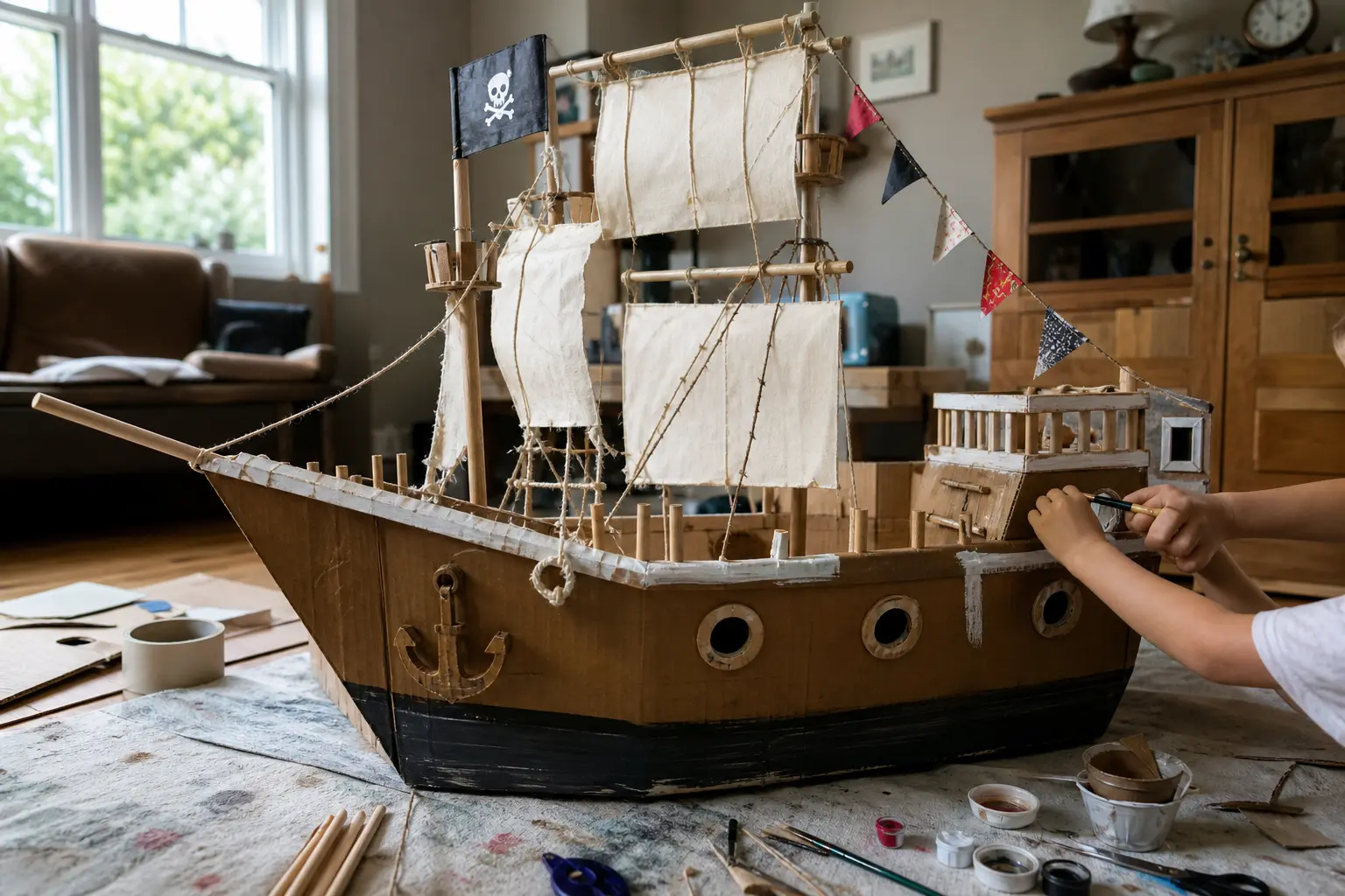 Comment construire un bateau de pirate en une journée : méthode simple, solide et ludique