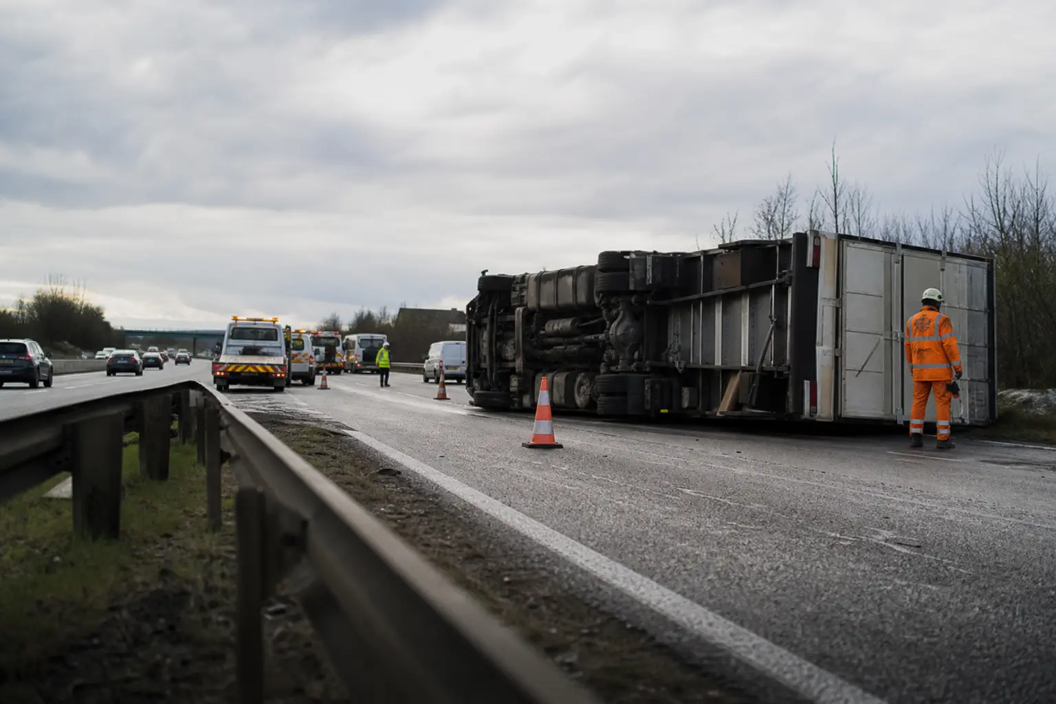 Accident sur l’A20 : quel impact sur le trafic après un poids lourd accidenté ?