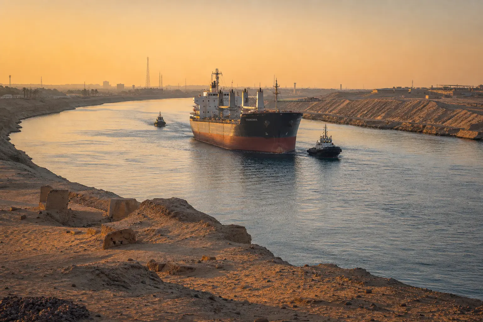 Le canal de Suez : pourquoi ce passage reste essentiel pour les navires