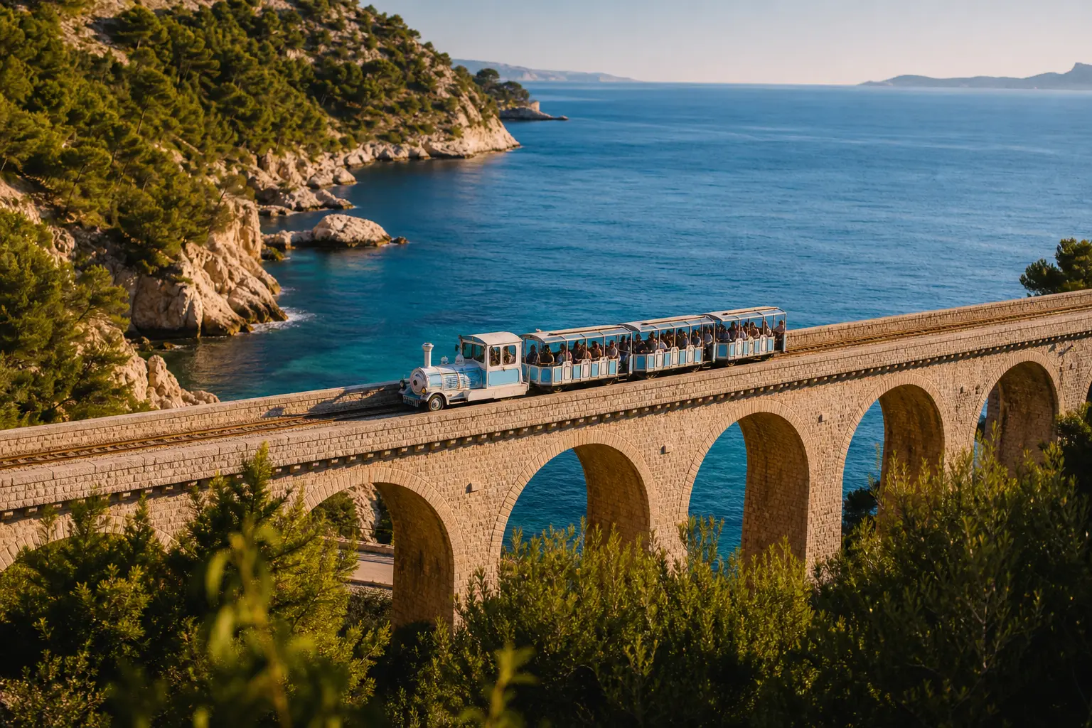 Le petit train bleu : simple attraction touristique ou vrai moyen de transport pittoresque ?