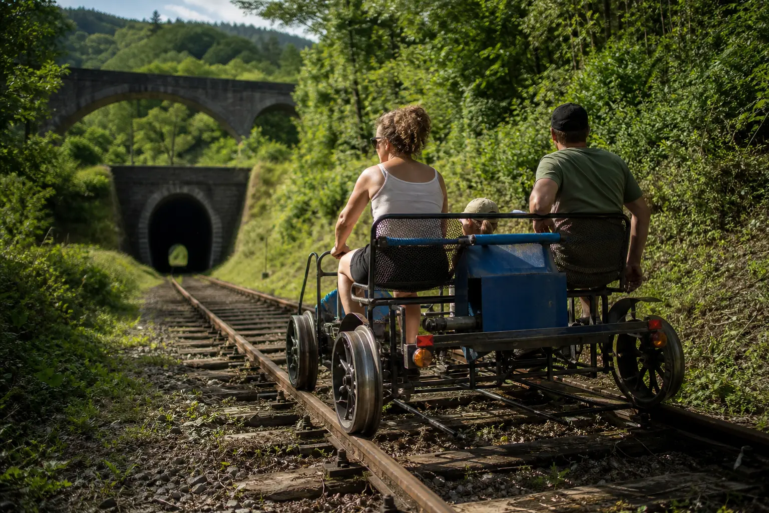 Le vélo-rail en famille : une sortie nature originale, accessible et dépaysante
