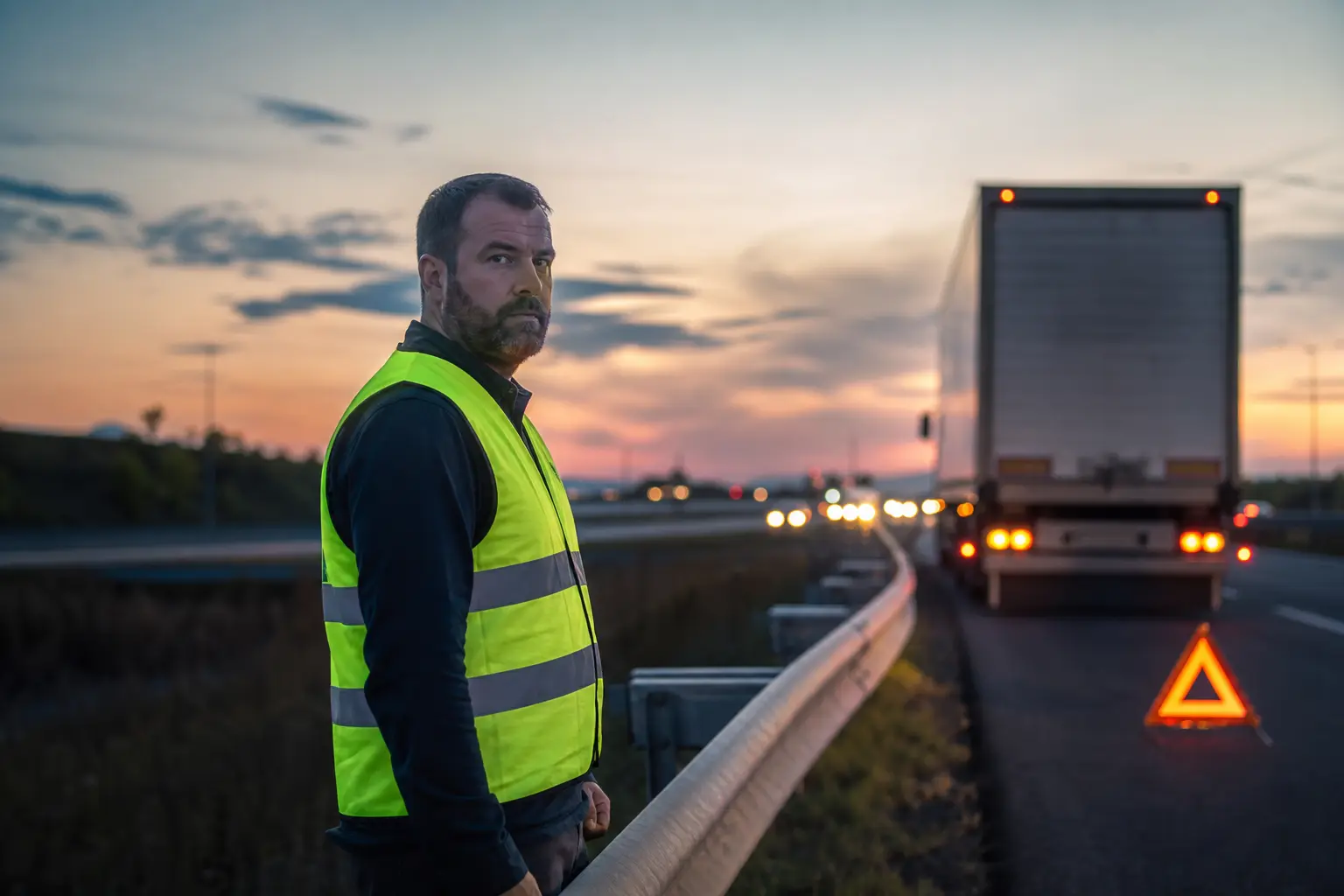 Panne de poids lourd sur autoroute : la procédure à suivre, étape par étape