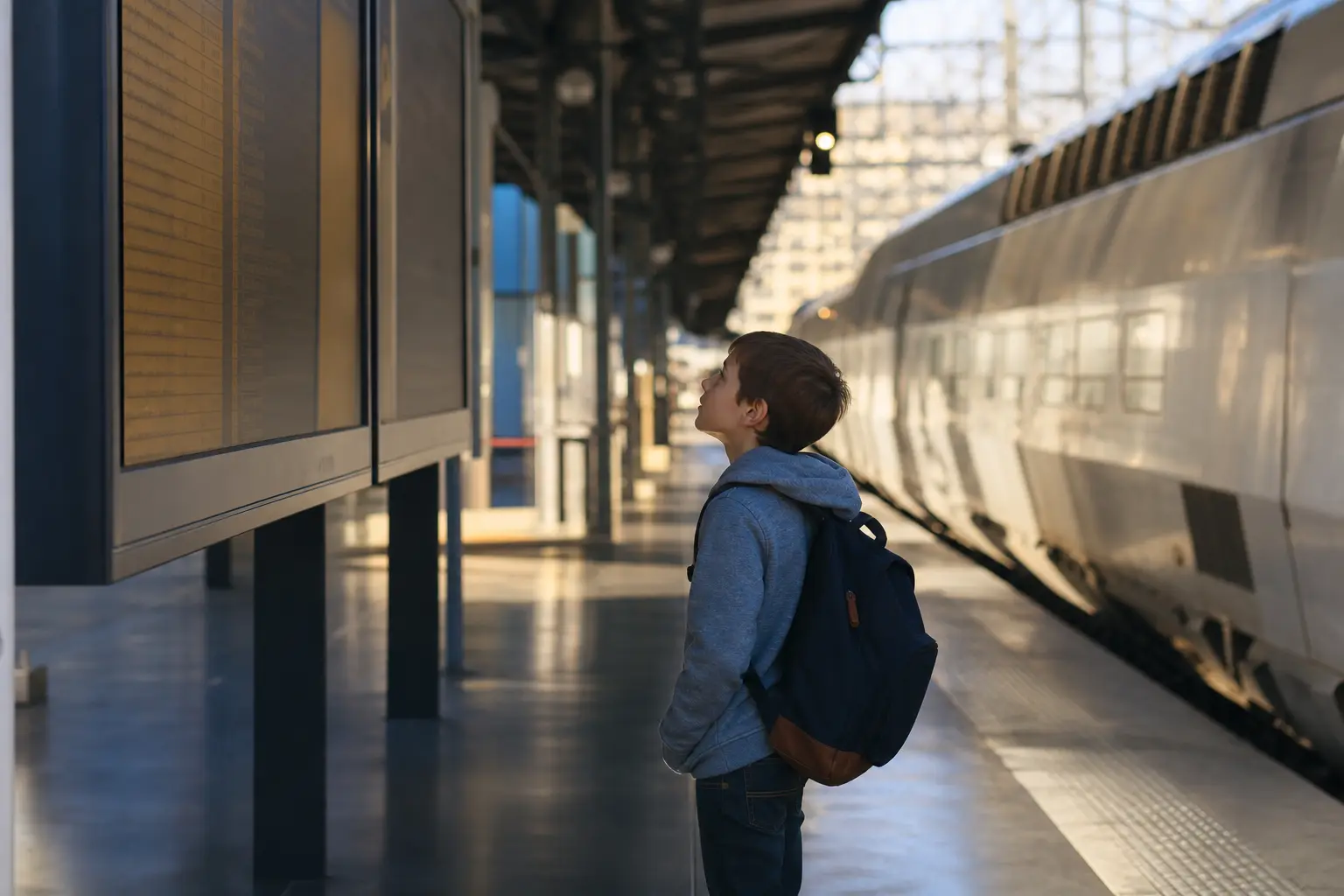 À partir de quel âge un enfant peut-il voyager seul en train ?