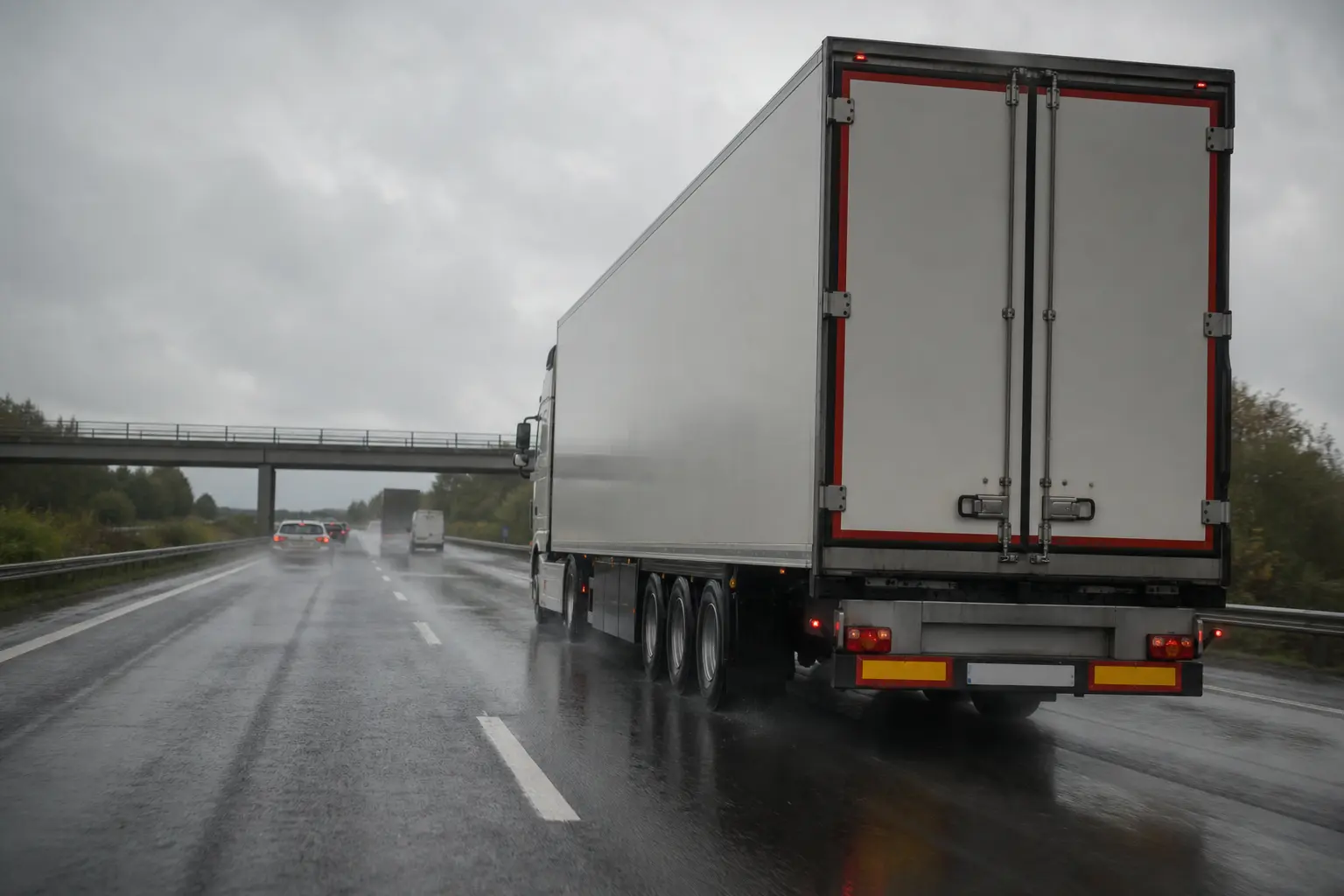 Quelle est la vitesse maximale d'un poids lourd sur autoroute, et que change la pluie ?