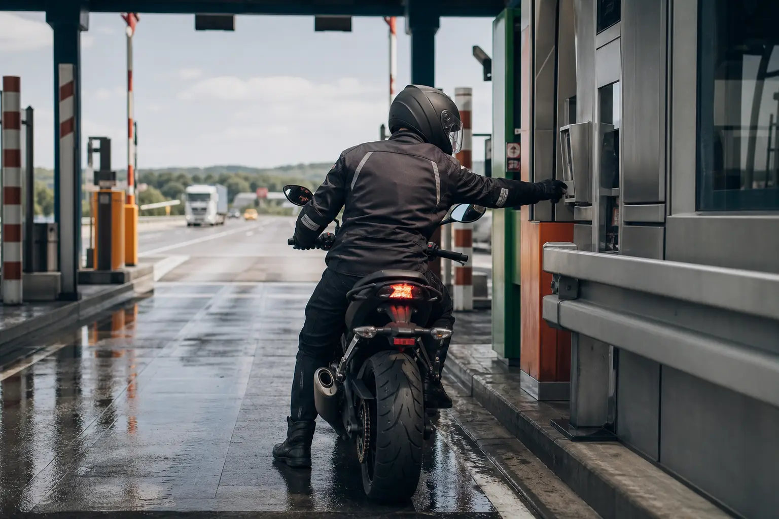 Passer un péage en moto sans télépéage (TSU) : la méthode pour ne pas chuter à l'arrêt