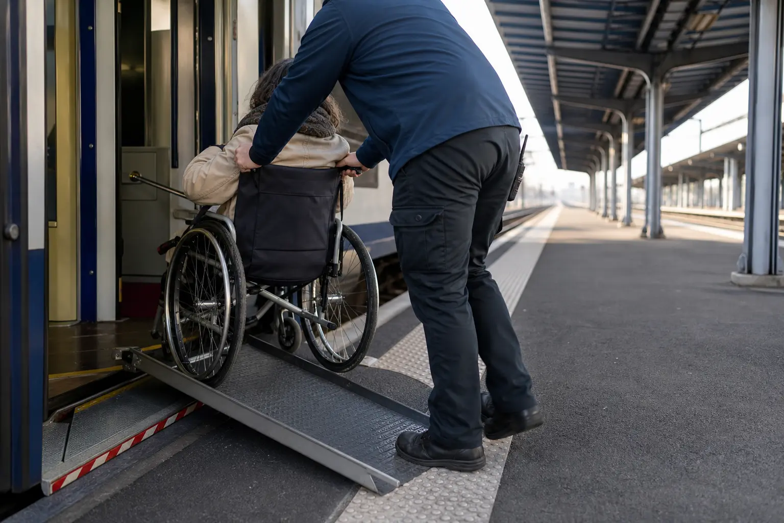 Assistance PMR en gare SNCF : comment la réserver, dans quels délais et à quel prix