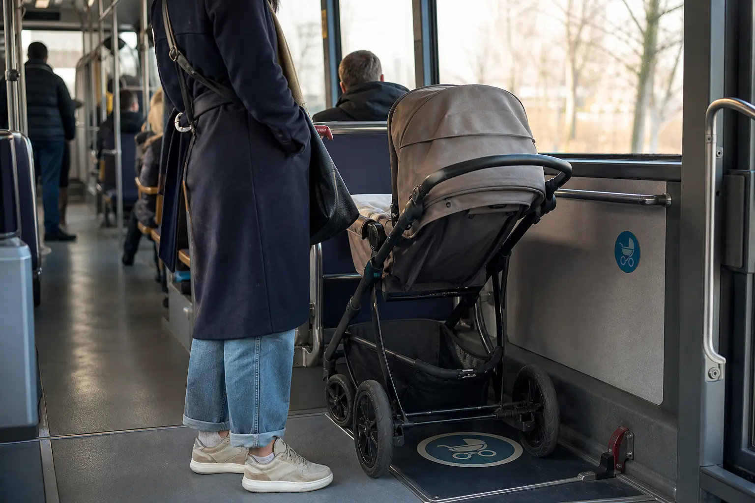 Poussette dans le bus : faut-il la plier ? Règles, emplacement et bons réflexes
