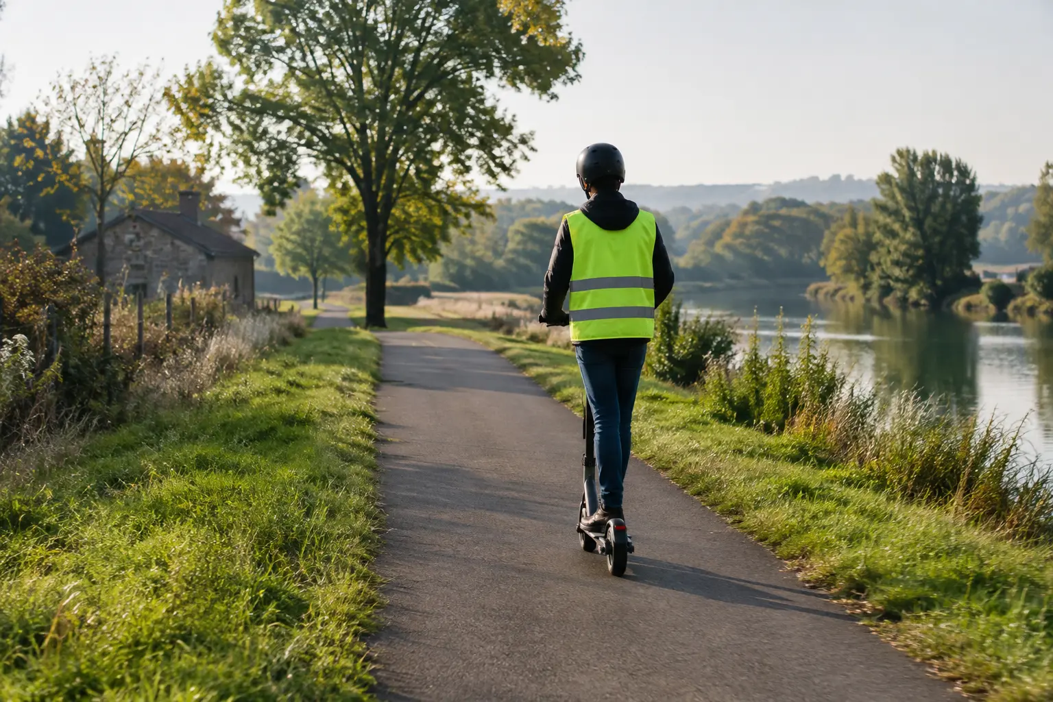 Trottinette électrique hors agglomération : route départementale, voie verte, piste cyclable, où a-t-on le droit de rouler ?